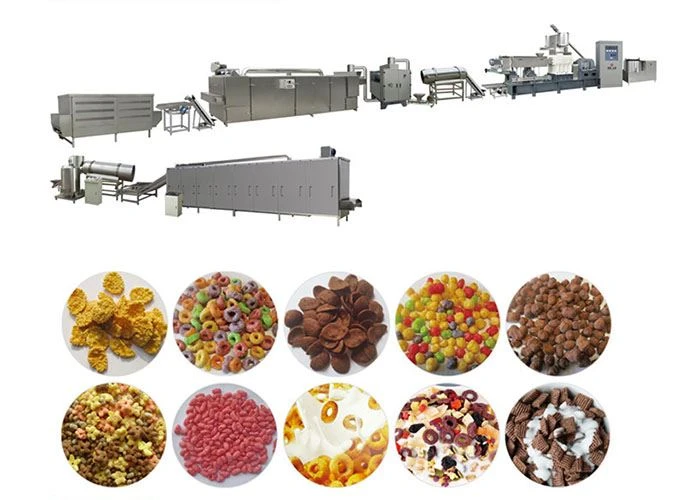 Uathoibríoch Meaisín Snack Arbhair Bricfeasta Puffed